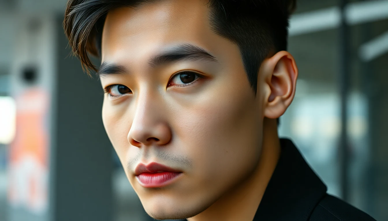 Korean Hairstyles for Men: 15 Styles Trending in 2026 — Asian man with stylish haircut