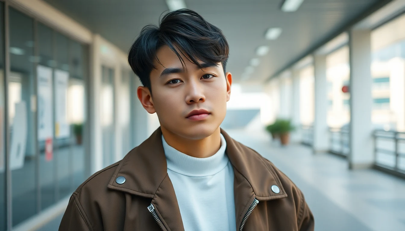 Korean Hairstyles for Men: 15 Styles Trending in 2026 — Asian man with stylish haircut