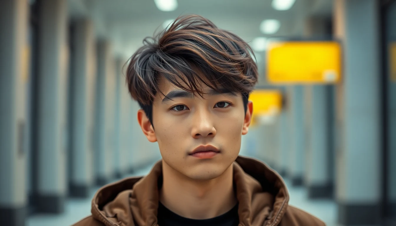 Korean Hairstyles for Men: 15 Styles Trending in 2026 — Asian man with stylish haircut
