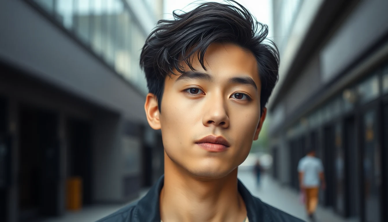 Korean Hairstyles for Men: 15 Styles Trending in 2026 — Asian man with stylish haircut
