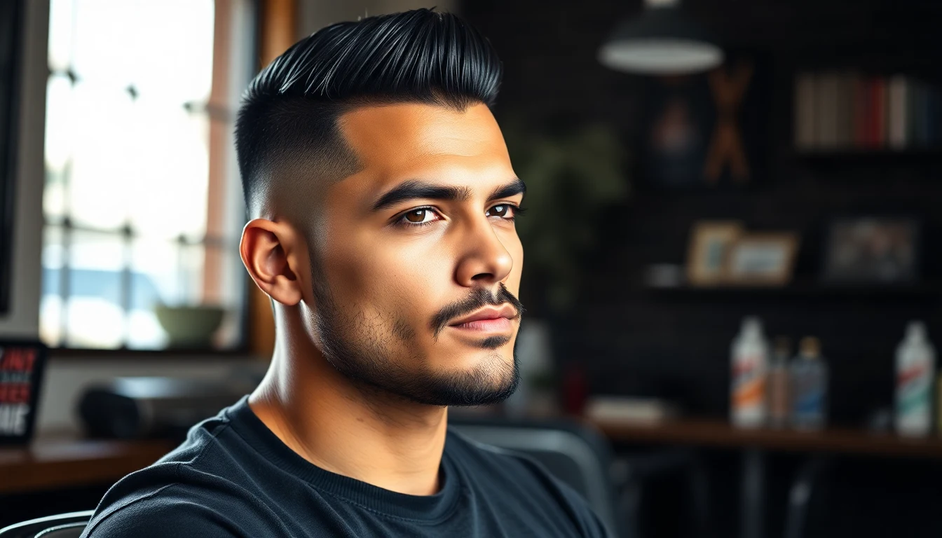 Latino Barbershop Culture: The History and Rituals Behind the Perfect Cut — Latino man with stylish haircut