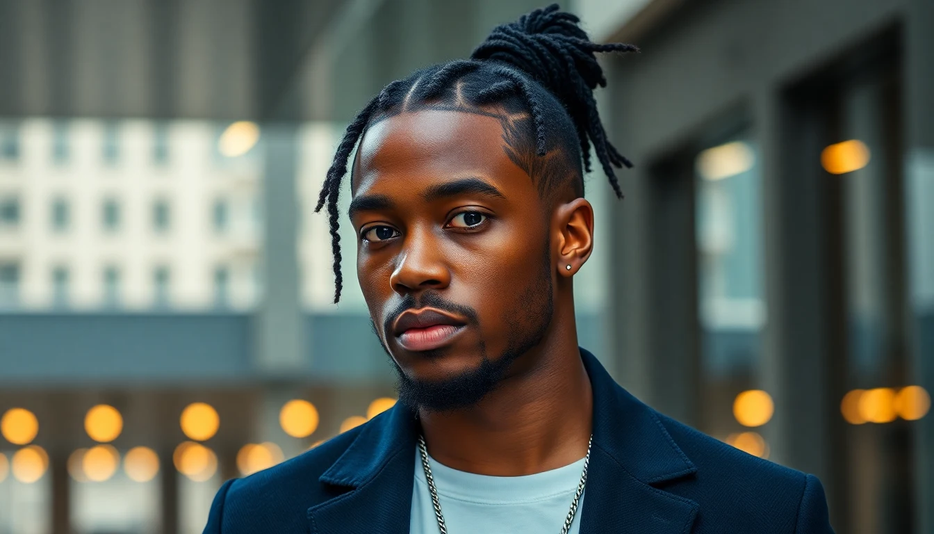 Long Hairstyles for Black Men: 20 Styles Worth Growing Out (2026) — man with long hair man bun