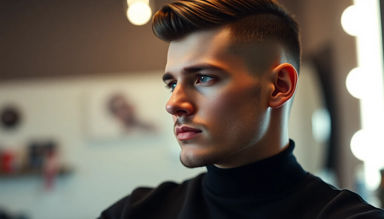 Mid Fade Haircut: The Versatile Cut That Works for Every Hair Type — man with fresh fade haircut