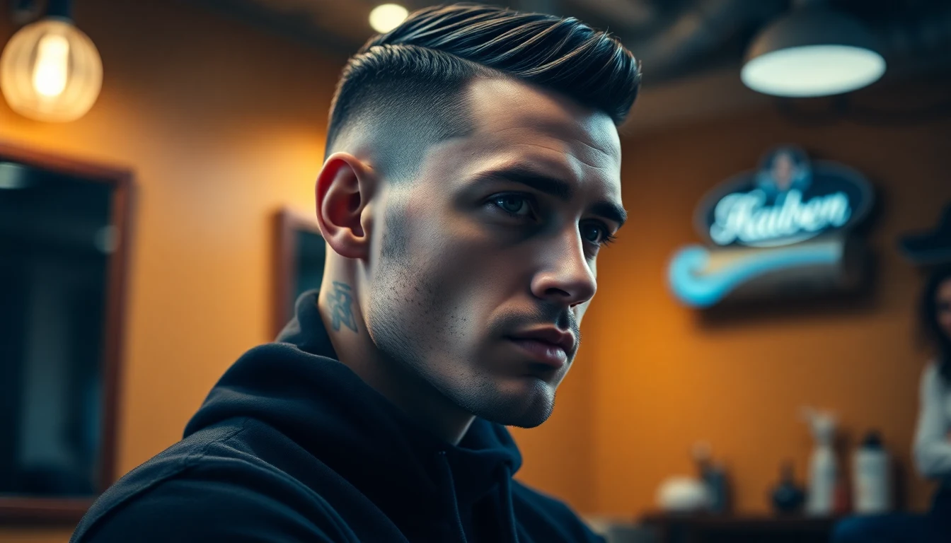 Mid Fade Haircut: The Versatile Cut That Works for Every Hair Type — man with fresh fade haircut