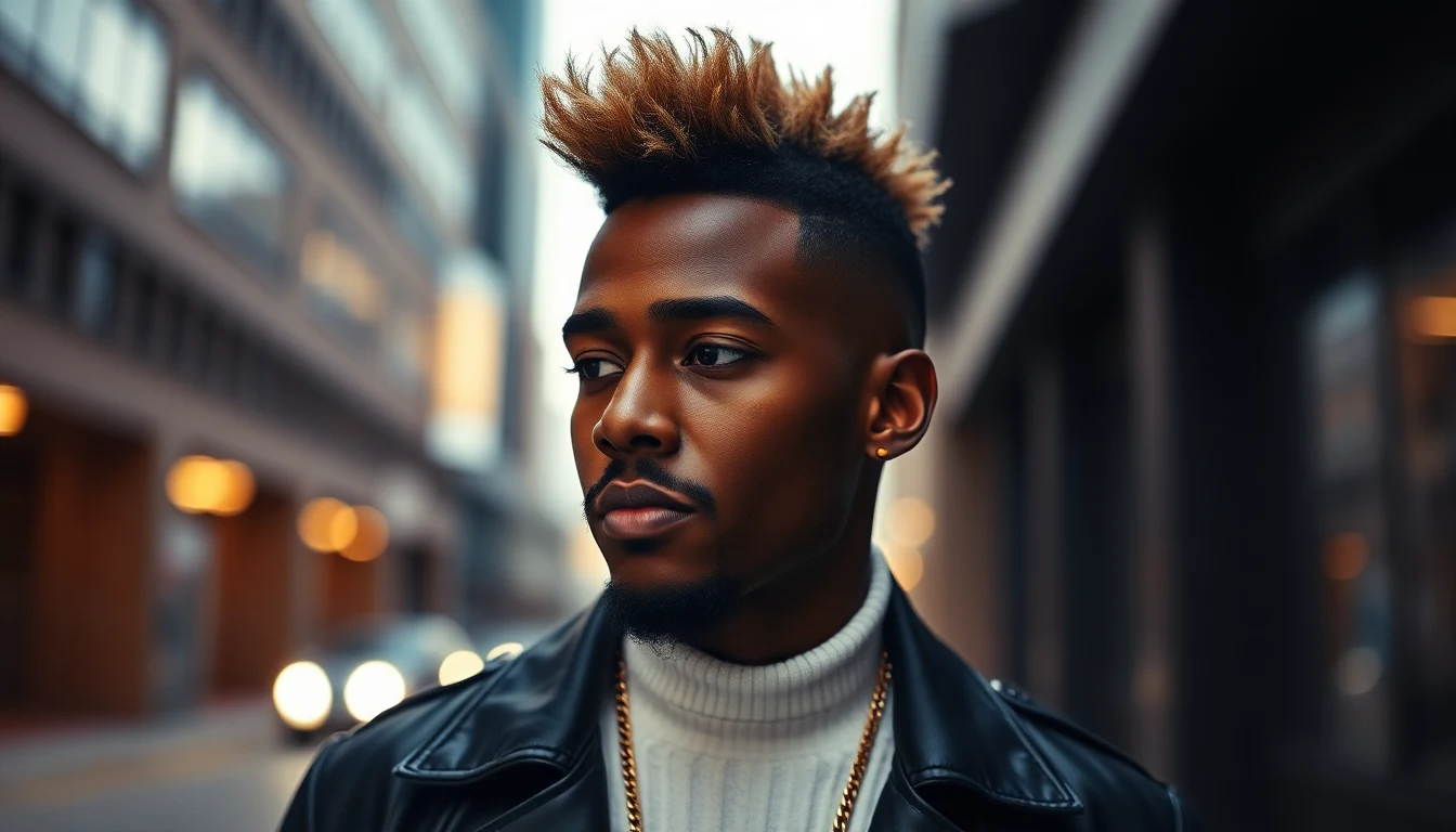 Mohawk Hairstyles for Black Men: 15 Styles That Go Hard (2026) — man with mohawk hairstyle