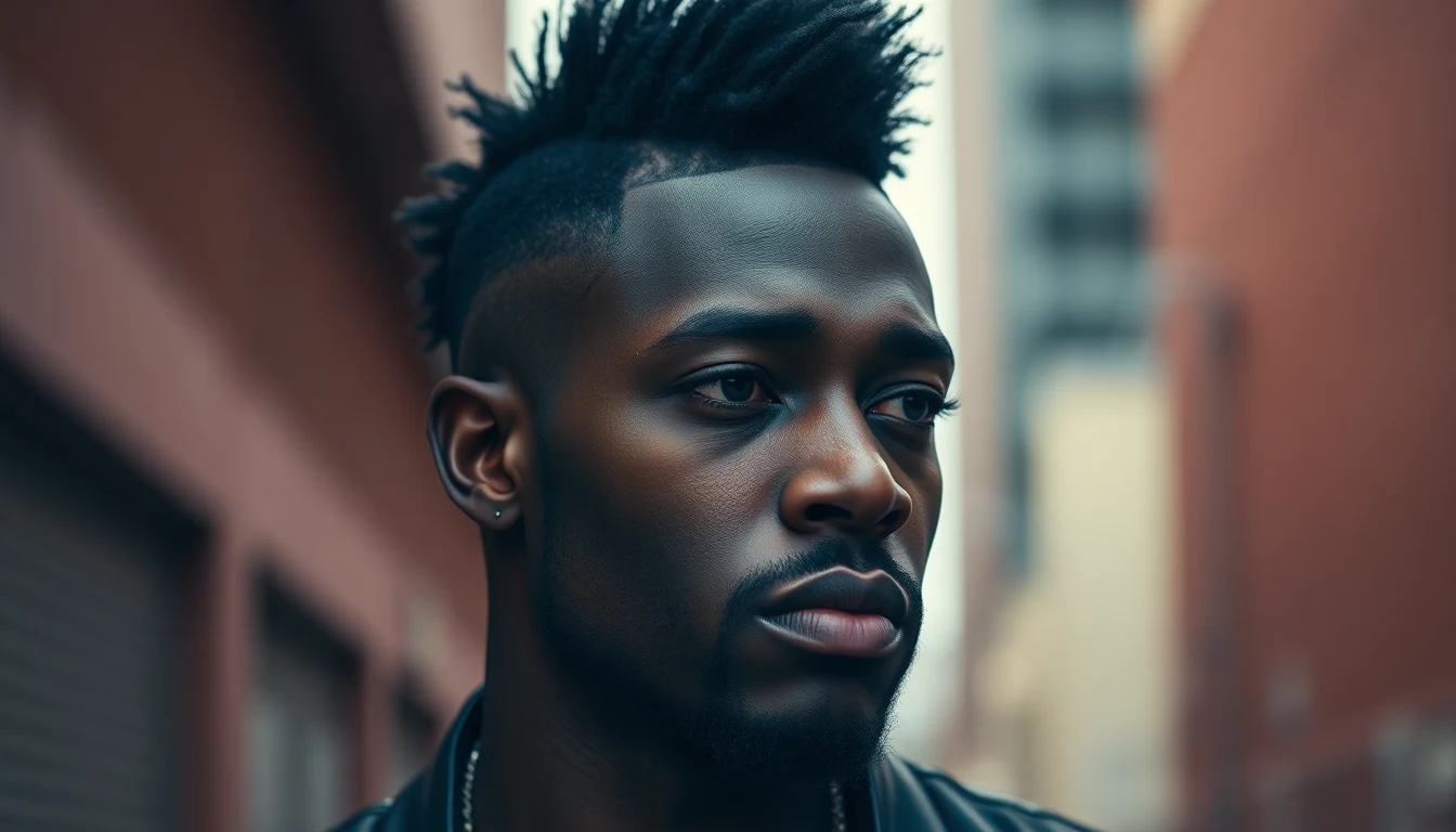 Mohawk Hairstyles for Black Men: 15 Styles That Go Hard (2026) — man with mohawk hairstyle