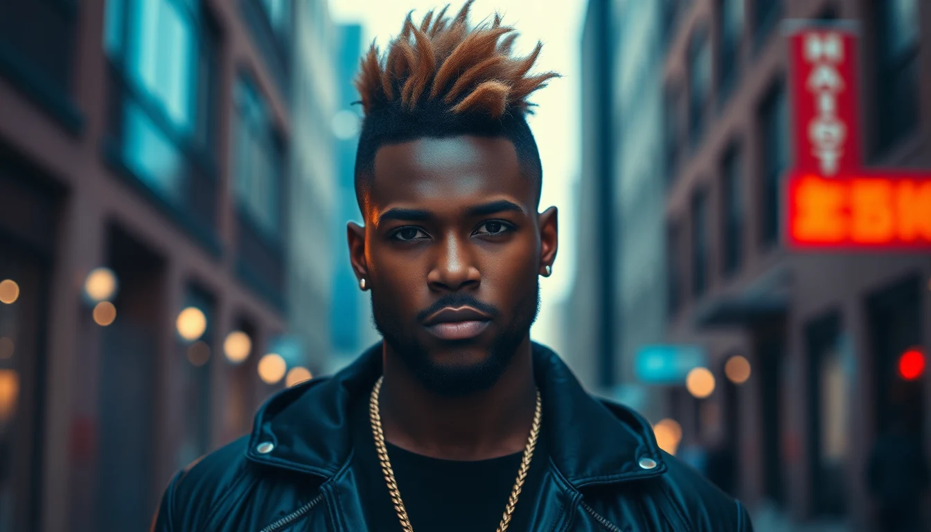 Mohawk Hairstyles for Black Men: 15 Styles That Go Hard (2026) — man with mohawk hairstyle