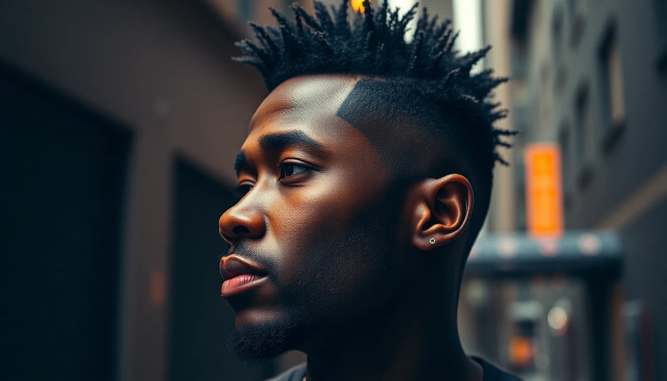 Mohawk Hairstyles for Black Men: 15 Styles That Go Hard (2026) — man with mohawk hairstyle