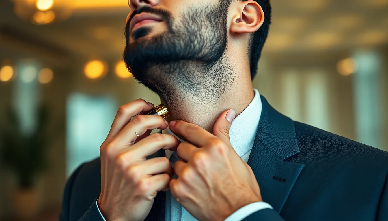 Oud for Beginners: Your First Fragrance Guide — man applying cologne