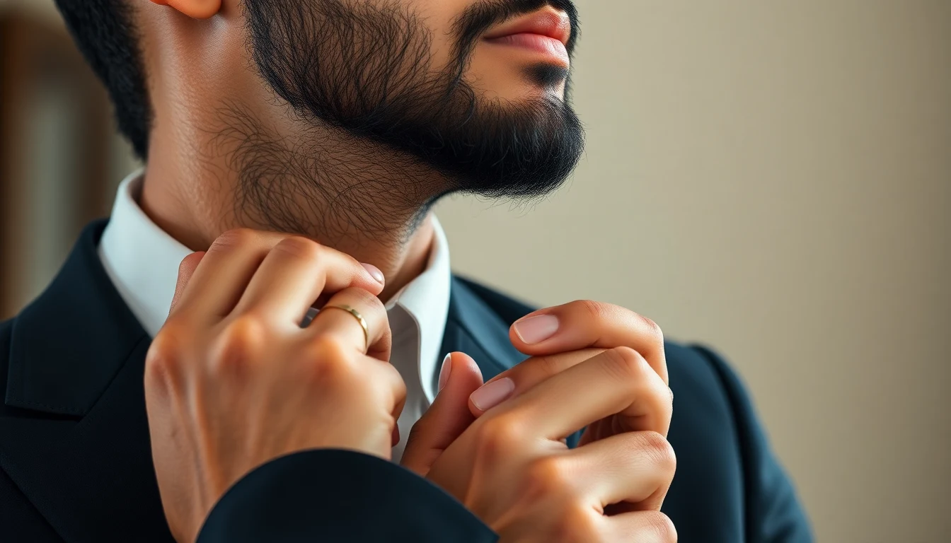 Oud Fragrance Layering Guide: How to Build a Signature Scent — man applying cologne