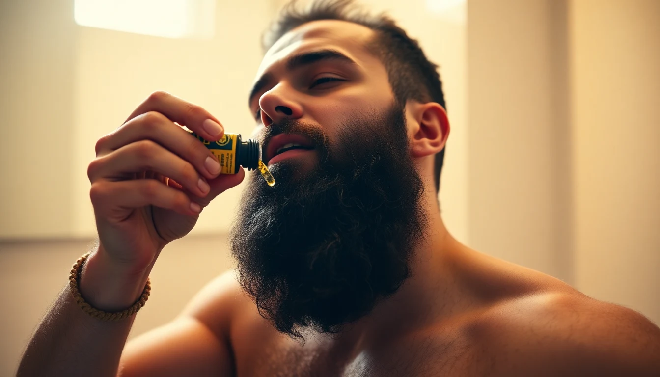 Sefirat HaOmer Beard Care: Managing 7 Weeks of Growth — man applying beard oil to beard