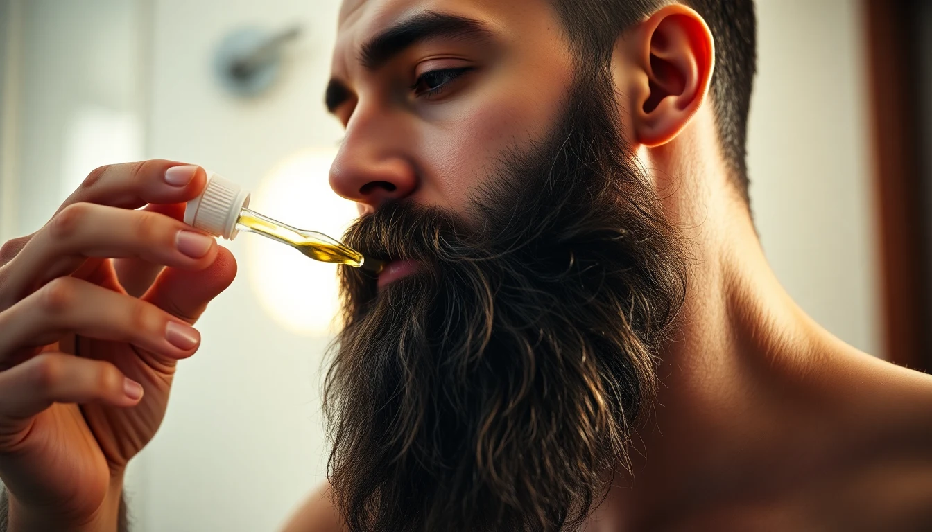 Sefirat HaOmer Beard Care: Managing 7 Weeks of Growth — man applying beard oil to beard