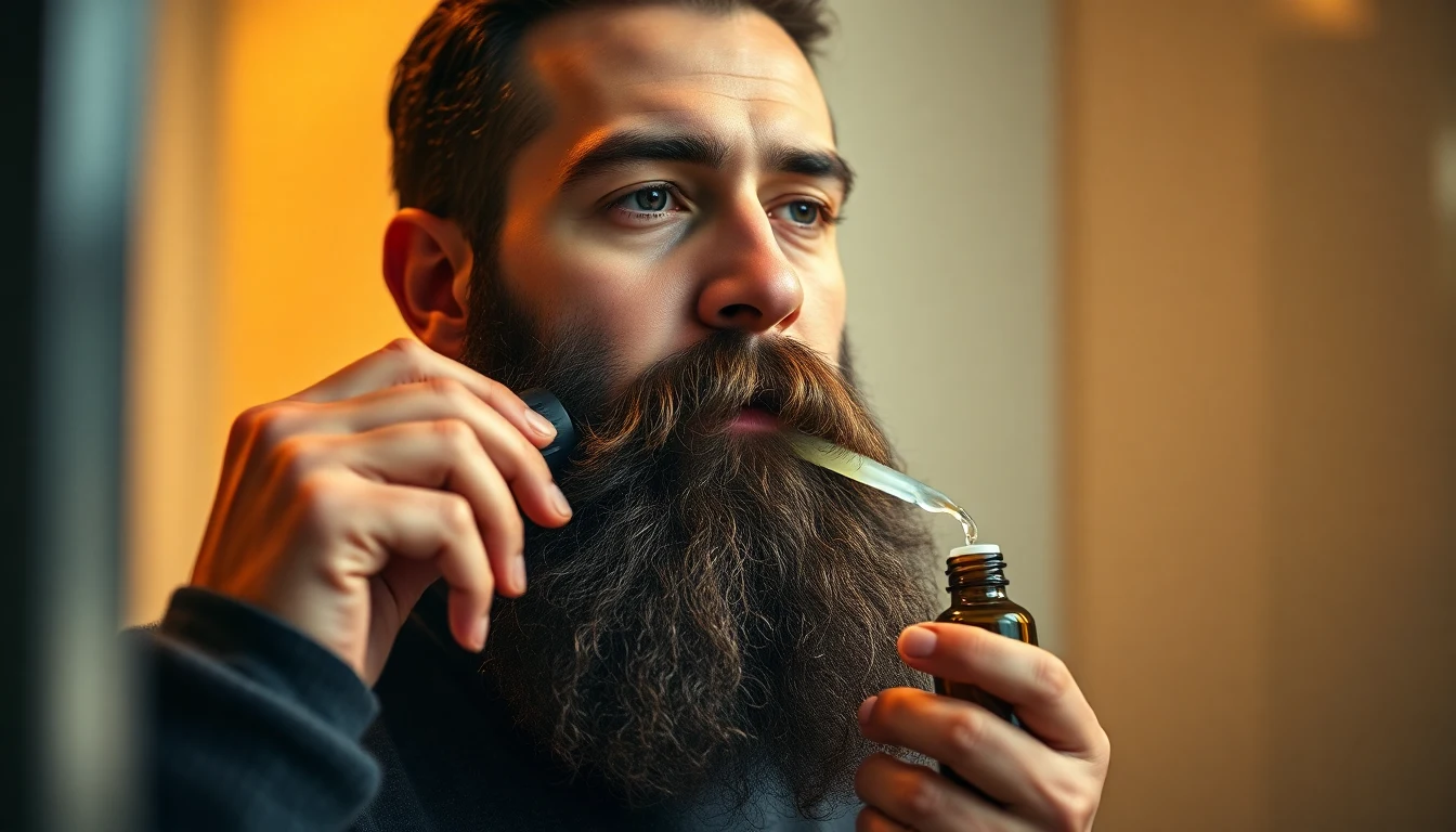 Sefirat HaOmer Beard Care: Managing 7 Weeks of Growth — man applying beard oil to beard