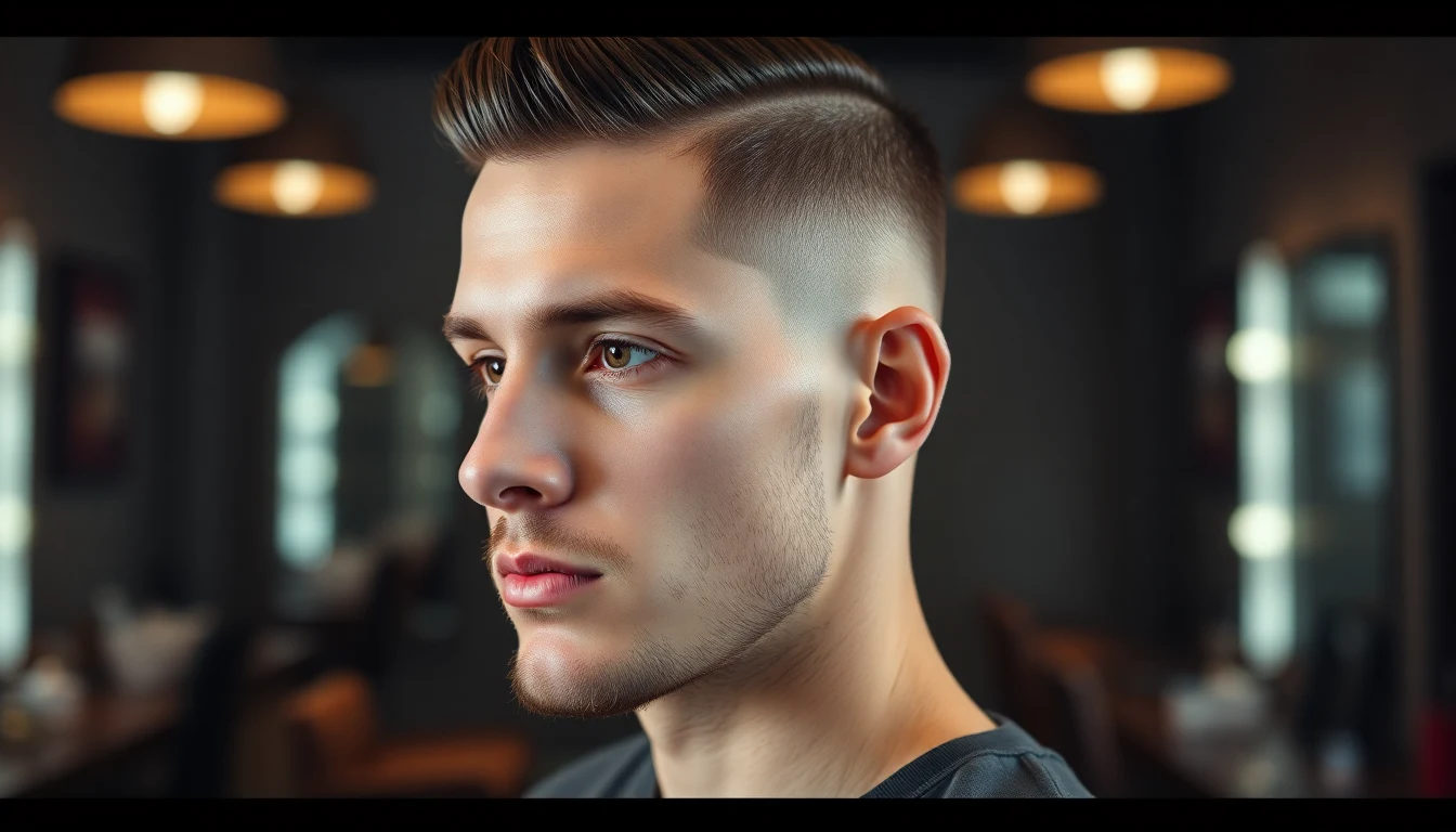 Shadow Fade Haircut: The Subtle Fade That Works on Every Hair Type — man with fresh fade haircut