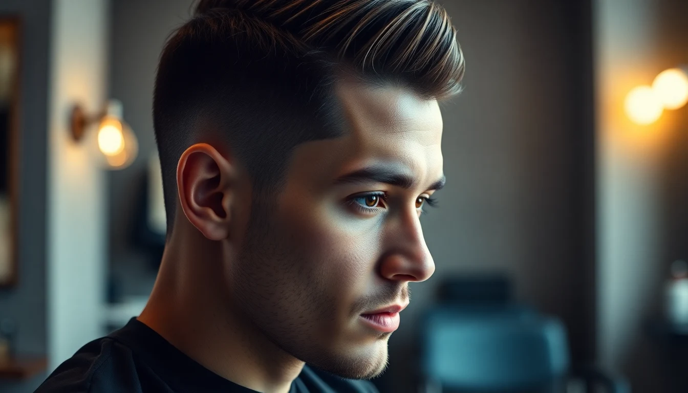 Shadow Fade Haircut: The Subtle Fade That Works on Every Hair Type — man with fresh fade haircut