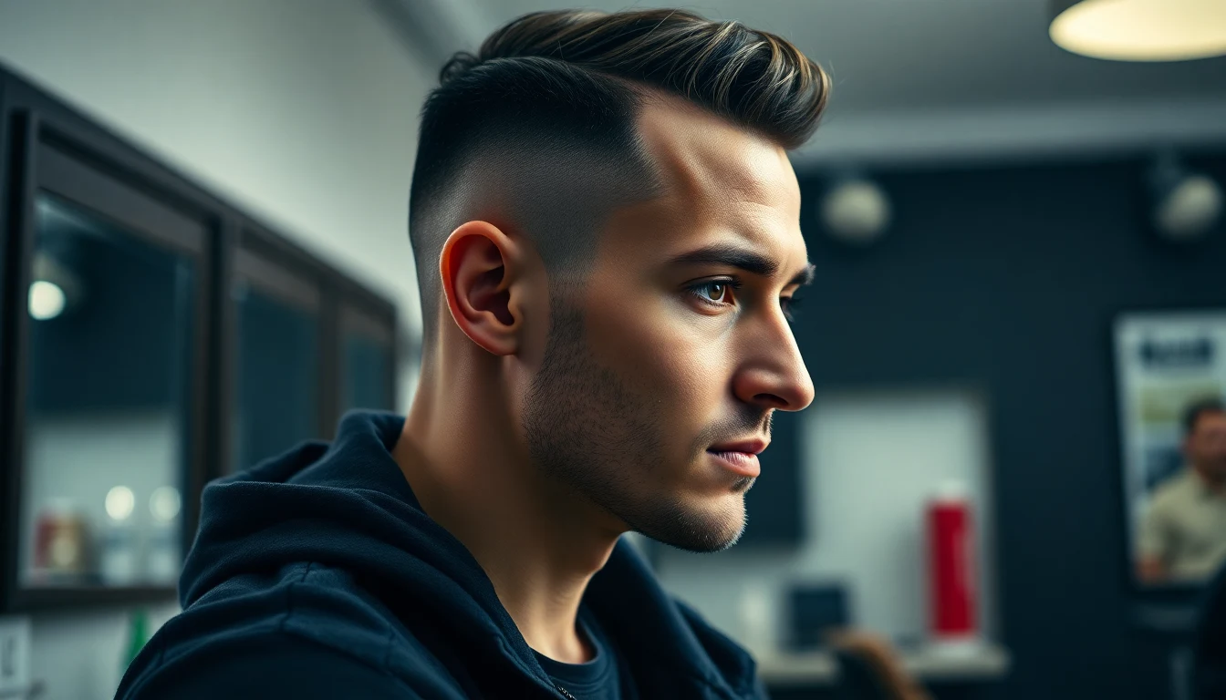 Shadow Fade Haircut: The Subtle Fade That Works on Every Hair Type — man with fresh fade haircut