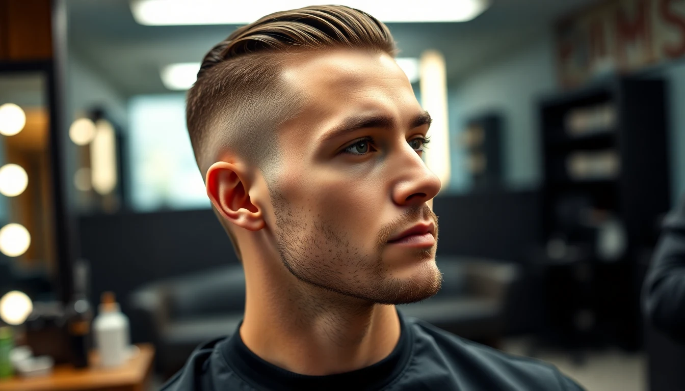 Shadow Fade Haircut: The Subtle Fade That Works on Every Hair Type — man with fresh fade haircut