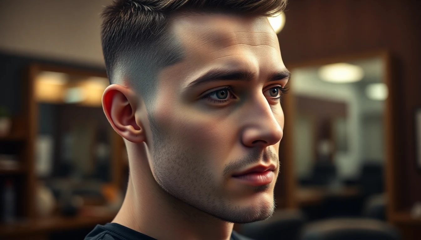 Shadow Fade Haircut: The Subtle Fade That Works on Every Hair Type — man with fresh fade haircut