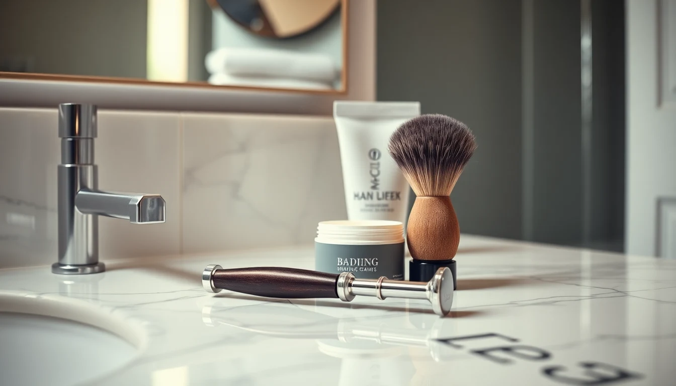 Shaving Soap vs Shaving Cream: Which Is Actually Better? — shaving products flat lay