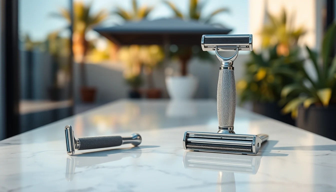 Single Blade vs Multi-Blade Razors: Which Gives a Better Shave? — razor blade comparison product photography
