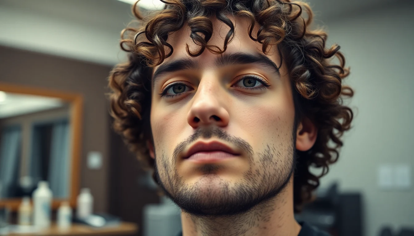 Wash Day Routine for Men with Curly Hair: Step-by-Step from Shampoo to Style — man with natural curly hair