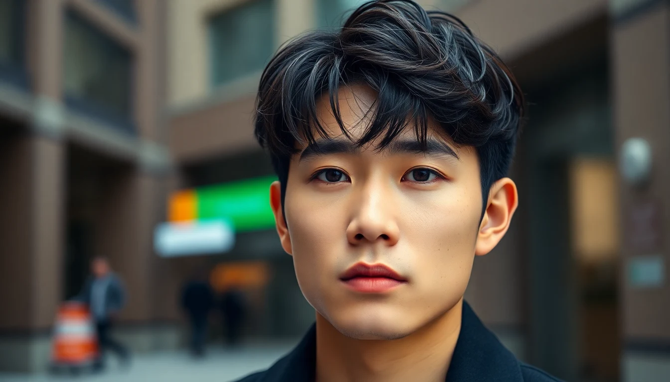 Wolf Cut for Asian Men: How to Get It and Make It Work for Your Hair — Asian man with stylish haircut