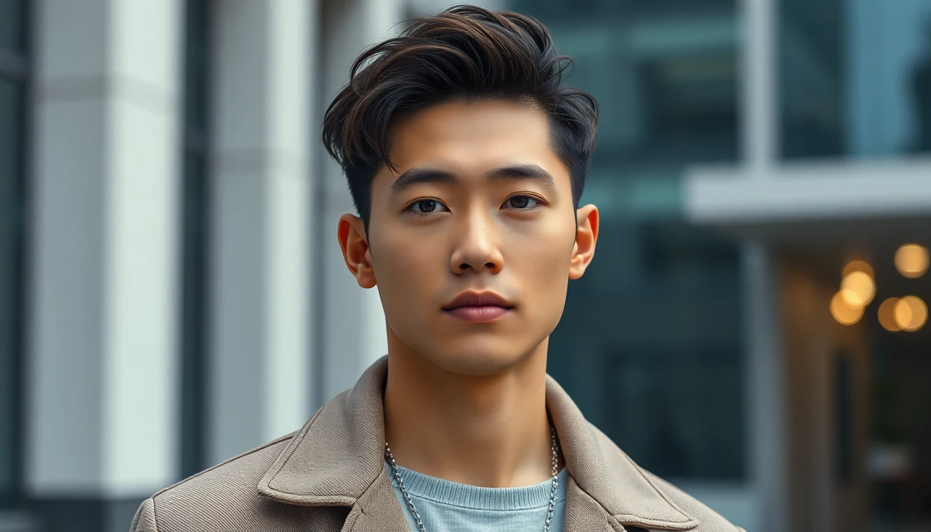 Wolf Cut for Asian Men: How to Get It and Make It Work for Your Hair — Asian man with stylish haircut