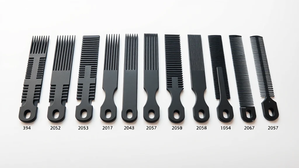 Clipper Guard Sizes: The Complete Guide (With Chart) — hair clipper guard sizes product photography