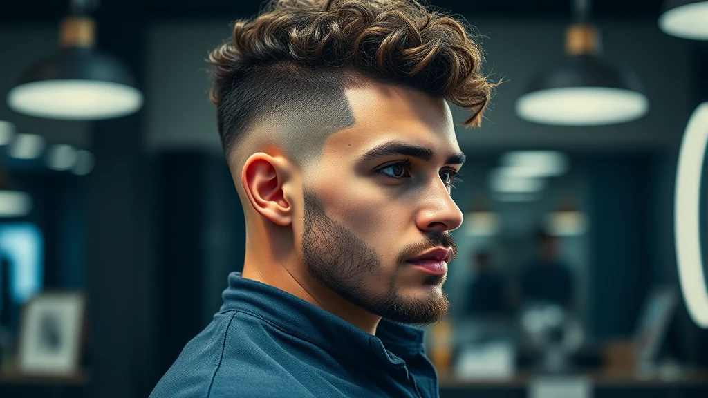Curly Hair Fade Styles for Men: Which Cuts Work Best for Your Curl Type — man with fresh fade haircut
