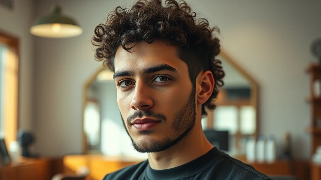 Diffusing Curly Hair for Men: Does It Work and How to Do It Right — man with natural curly hair