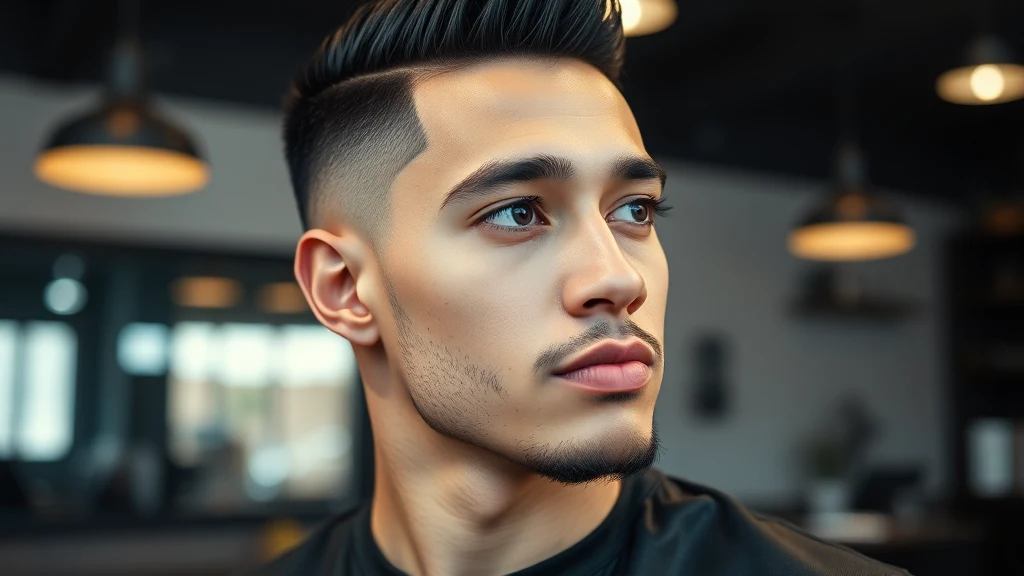 Dominican Blowout for Men: What It Is and How to Maintain It — man with fresh fade haircut