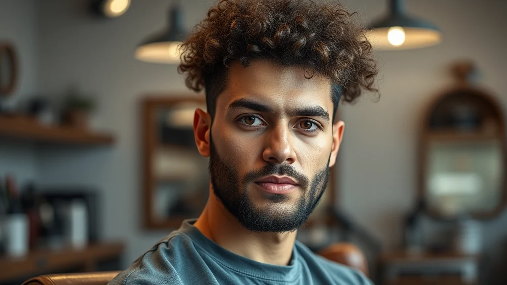 Hair Porosity Guide for Men with Curly Hair: Low vs High Porosity Explained — man with natural curly hair