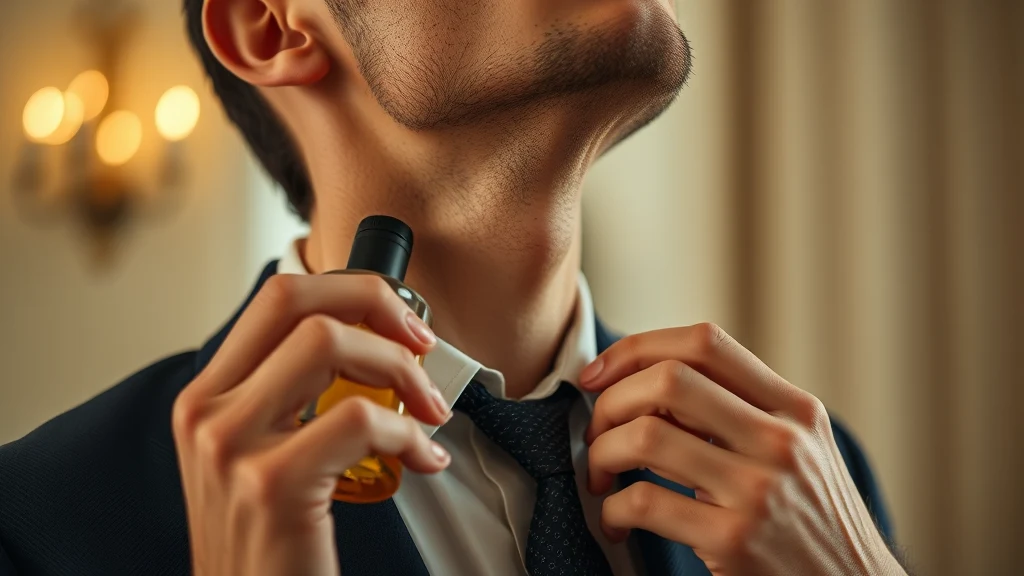 How Many Colognes Should a Man Have? — man applying cologne