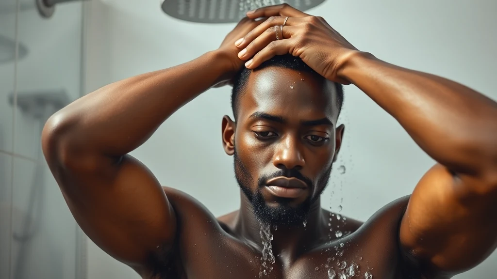How Often Should Black Hair Be Washed? (Expert Answer) — man washing hair with shampoo