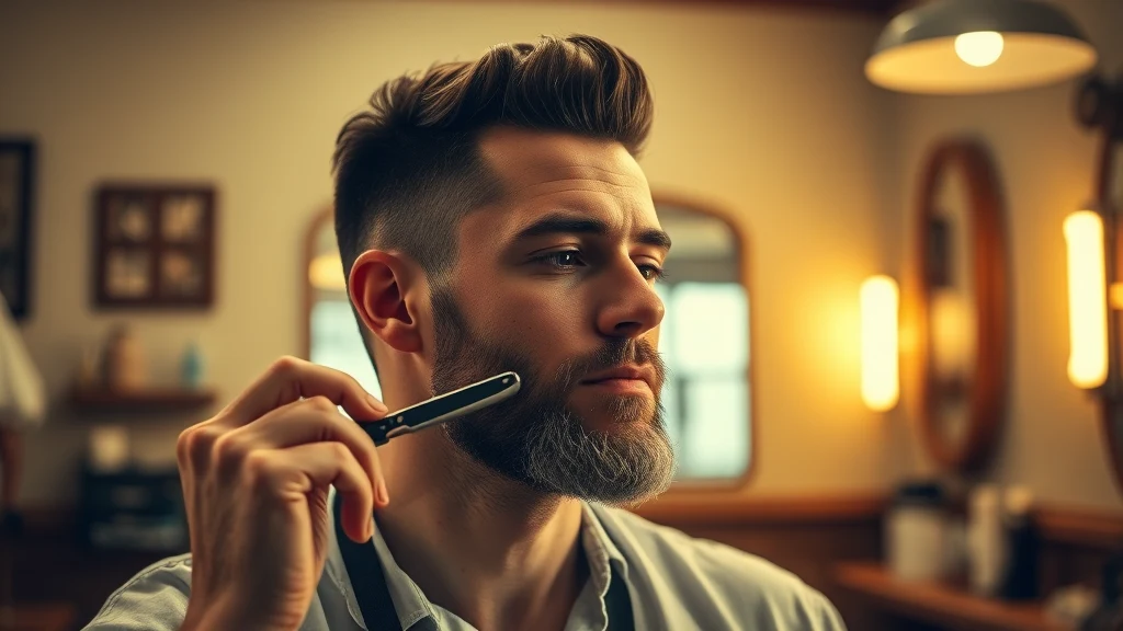 How Often Should You Shave Your Head? (What Actually Matters) — man shaving with straight razor
