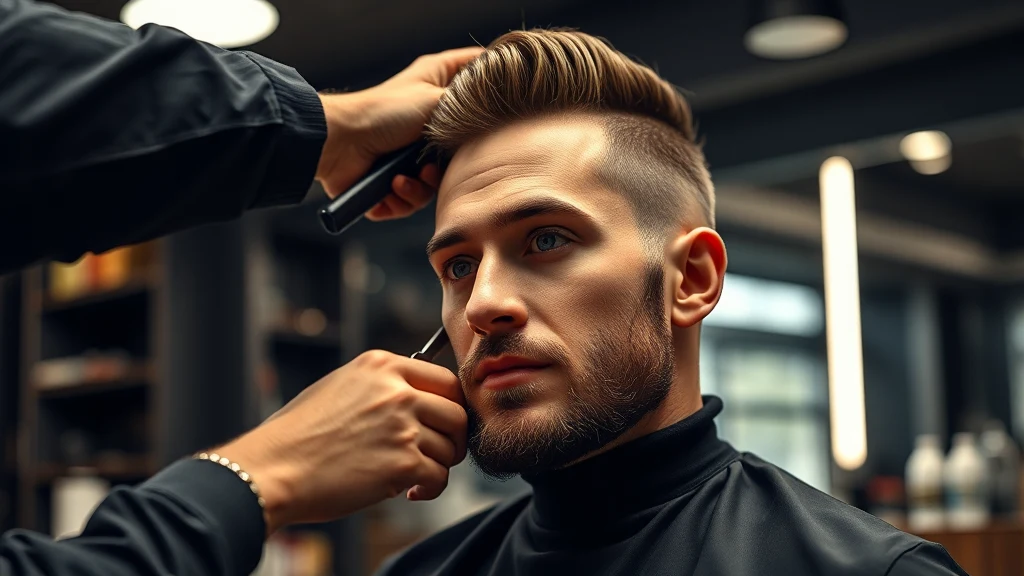 How to Ask for a Haircut: The Complete Guide for Men — man getting a haircut at barbershop