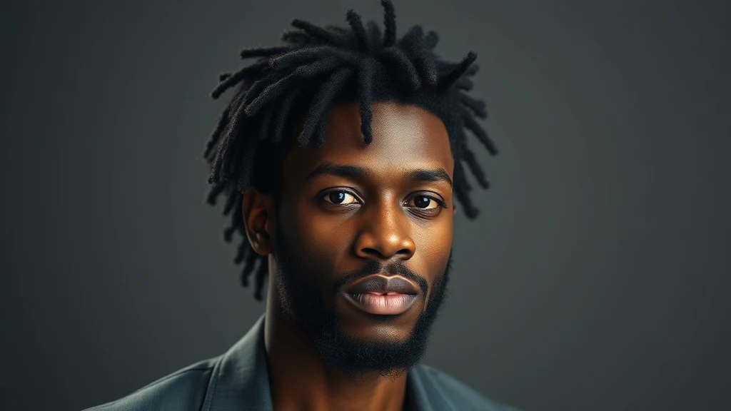 How to Grow 4C Hair: The Complete Men’s Guide to Length and Health — natural 4C hair portrait