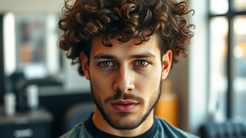 How to Reduce Frizz for Men with Curly Hair: Causes, Fixes, and Products — man with natural curly hair