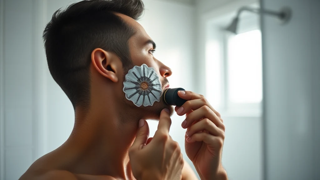 How to Sharpen Electric Razor Blades (Foil and Rotary Methods) — man using electric razor