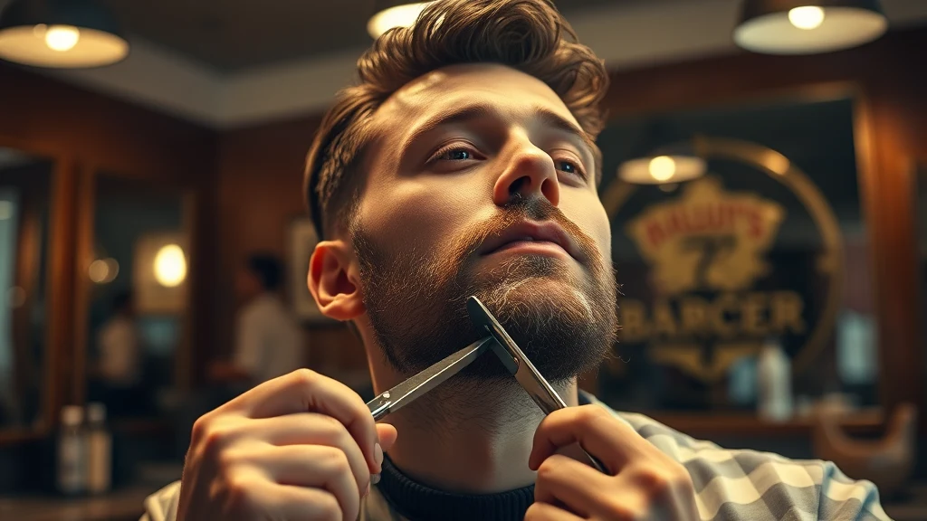How to Shave with a Straight Razor: Beginner’s Complete Guide — man shaving with straight razor