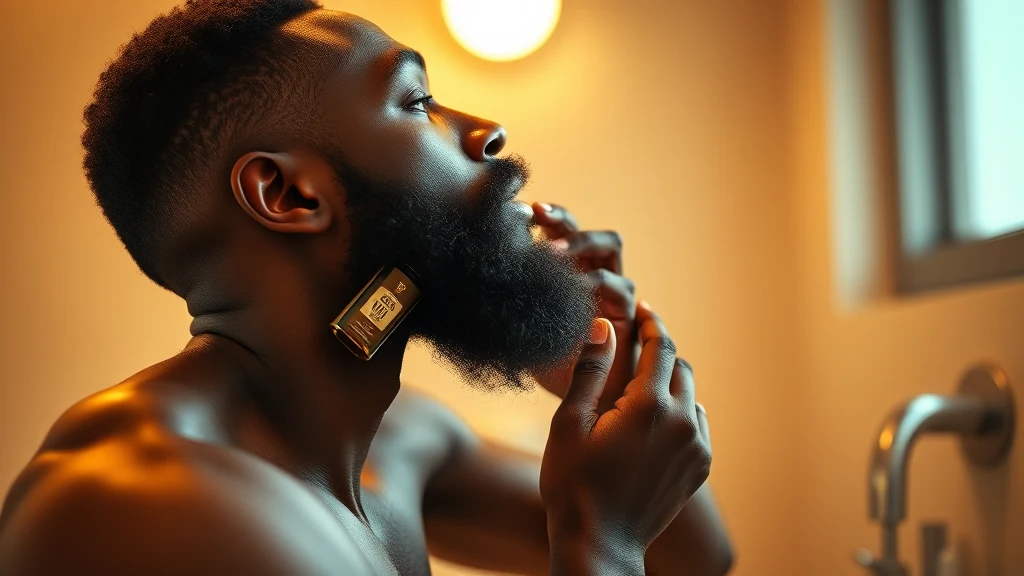 How to Soften Your Beard (7 Methods That Work) — man applying beard oil to beard
