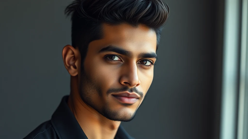 Indian Men Hairstyles: Best Cuts for Thick, Dark Hair — South Asian man with stylish haircut