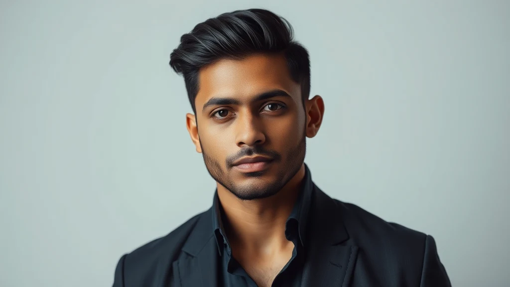 Indian Men’s Skincare Routine: Ayurvedic and Modern Approaches — South Asian man with stylish haircut