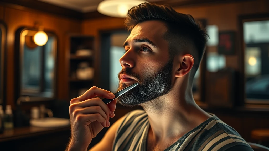 Is It Better to Shave Wet or Dry? The Honest Answer — man shaving with straight razor