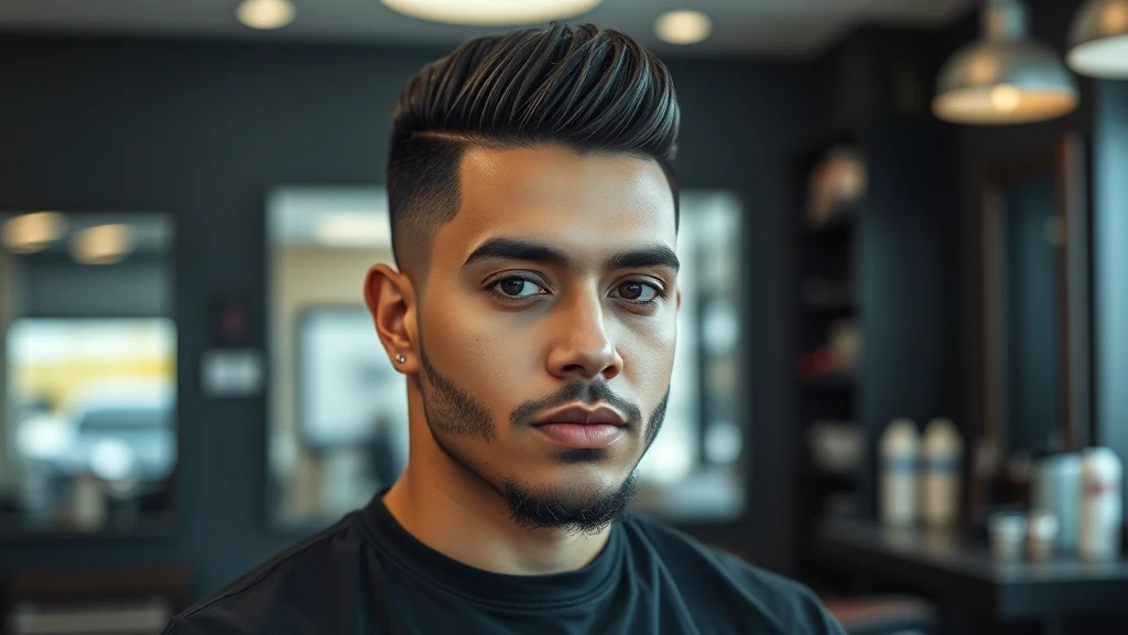 Latino Barbershop Culture: The History and Rituals Behind the Perfect Cut — Latino man with stylish haircut