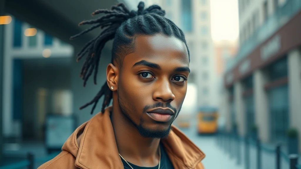 Long Hairstyles for Black Men: 20 Styles Worth Growing Out (2026) — man with long hair man bun
