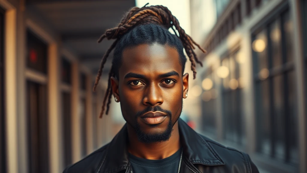 Long Hairstyles for Black Men: 20 Styles Worth Growing Out (2026) — man with long hair man bun