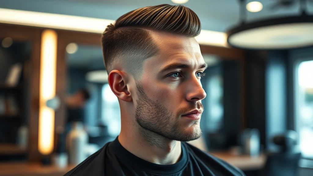 Mid Fade Haircut: The Versatile Cut That Works for Every Hair Type — man with fresh fade haircut