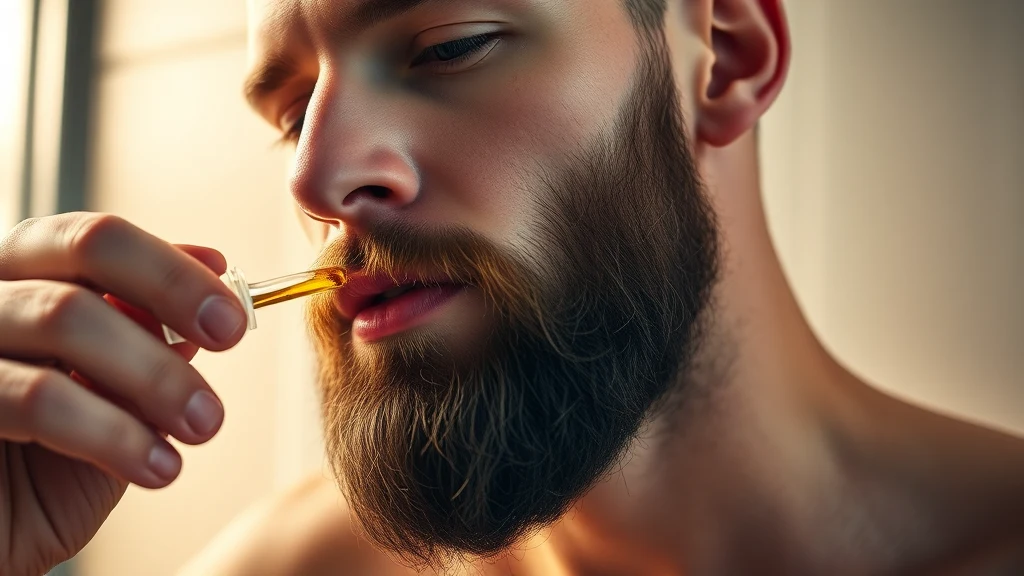 Nordic Beard Care for Men With Fair, Sensitive Facial Skin: Keeping Beard Healthy Without Irritation — man applying beard oil to beard