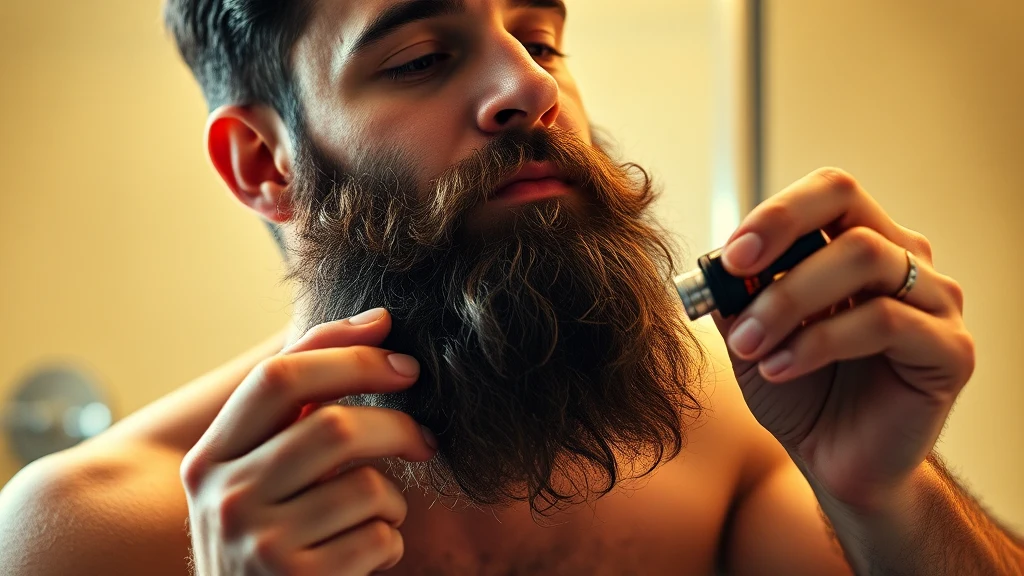 Sefirat HaOmer Beard Care: Managing 7 Weeks of Growth — man applying beard oil to beard